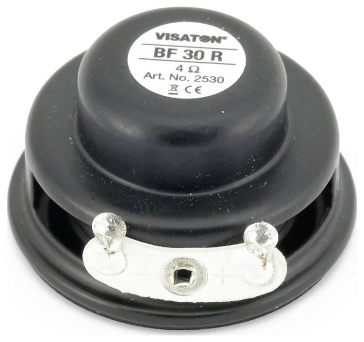 Produktbild: Visaton BF 30 R - 4 Ohm 1.2 Zoll 3cm Breitb&auml;nder 4Ω Schwarz