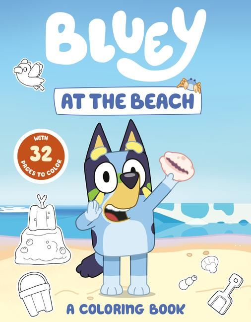 Produktbild: Bluey: At the Beach: A Coloring Book