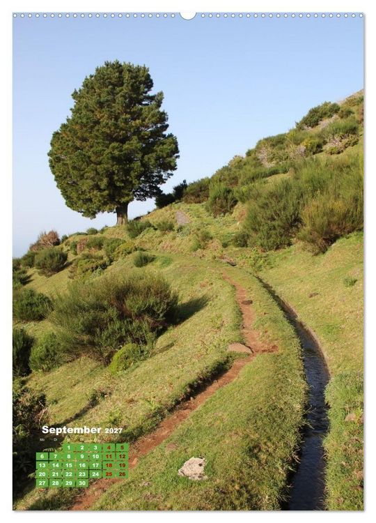 Produktbild: Levadas auf Madeira. Wildromantische Wanderwege (hochwertiger Premium Wandkalender 2027 DIN A2 hoch), Kunstdruck in Hochglanz