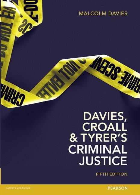 Produktbild: Davies, M: Criminal Justice