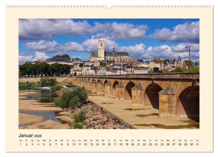 Produktbild: Burgund - Das gr&uuml;ne Herz Frankreichs (Wandkalender 2026 DIN A2 quer), CALVENDO Monatskalender