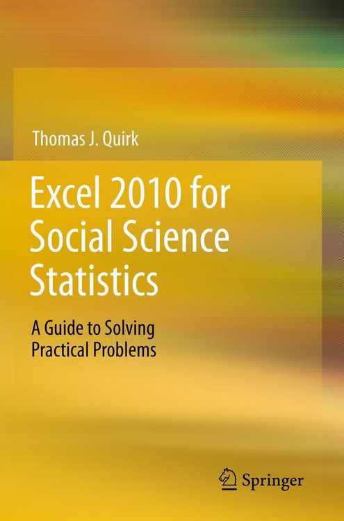 Produktbild: Excel 2010 for Social Science Statistics