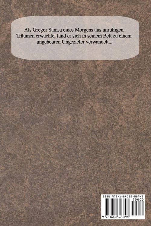 Produktbild: Die Verwandlung