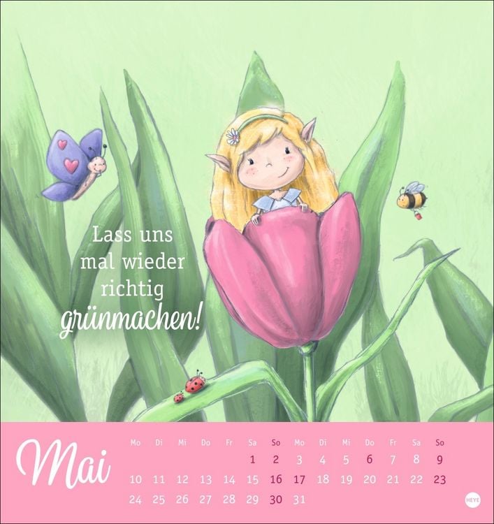 Produktbild: Zauberwesen Postkartenkalender 2027 - Zauberhafte Gr&uuml;&szlig;e f&uuml;r dich