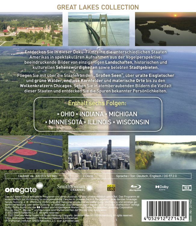 Produktbild: Aerial America (Amerika von oben) - Great Lakes [2 BRs]