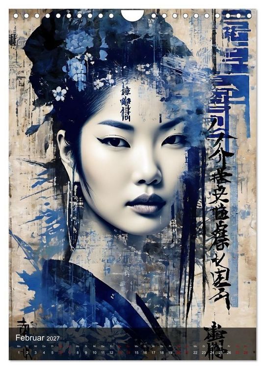 Produktbild: Geisha - Asian Spirit (Wandkalender 2027 DIN A4 hoch), CALVENDO Monatskalender
