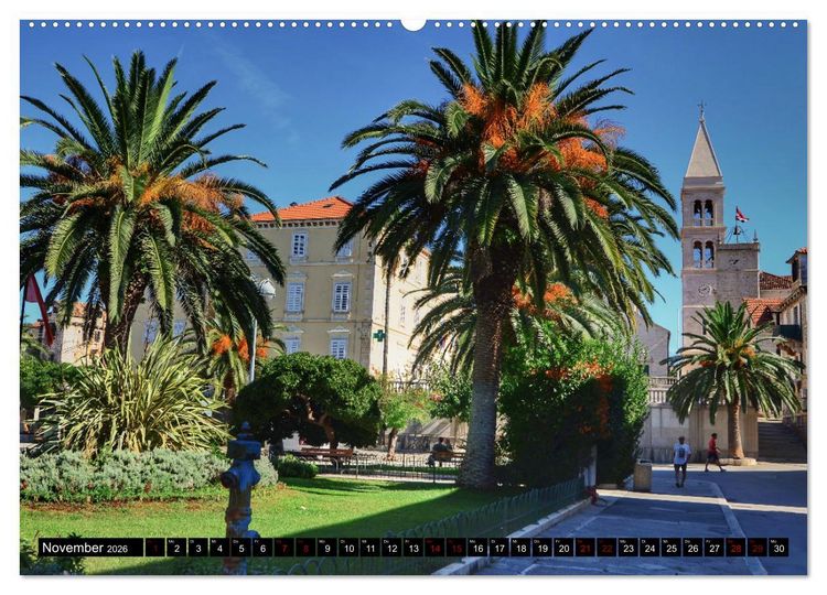 Produktbild: DALMATIEN - KROATISCHE K&Uuml;STE - Split mit Umgebung (Wandkalender 2026 DIN A2 quer), CALVENDO Monatskalender