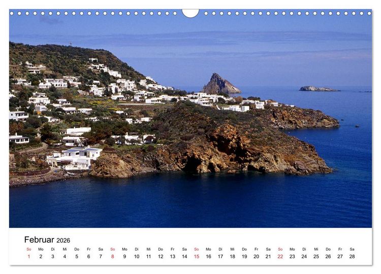 Produktbild: Die Liparischen Inseln (Wandkalender 2026 DIN A3 quer), CALVENDO Monatskalender