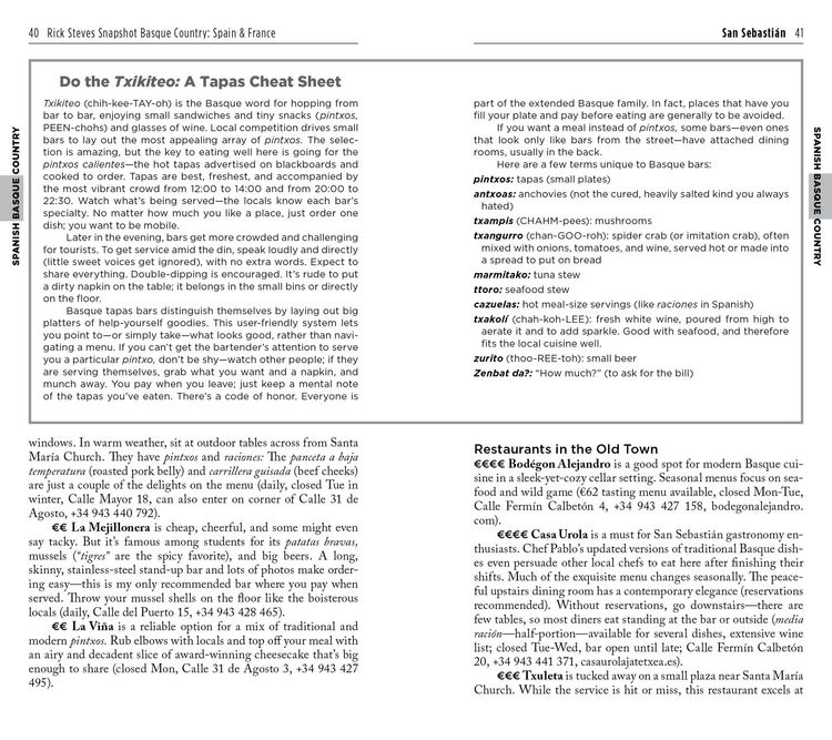 Produktbild: Rick Steves Snapshot Basque Country (Fifth Edition)