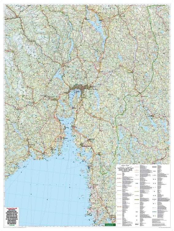 Produktbild: freytag & berndt Stra&szlig;enkarte Norwegen S&uuml;d 1:250.000