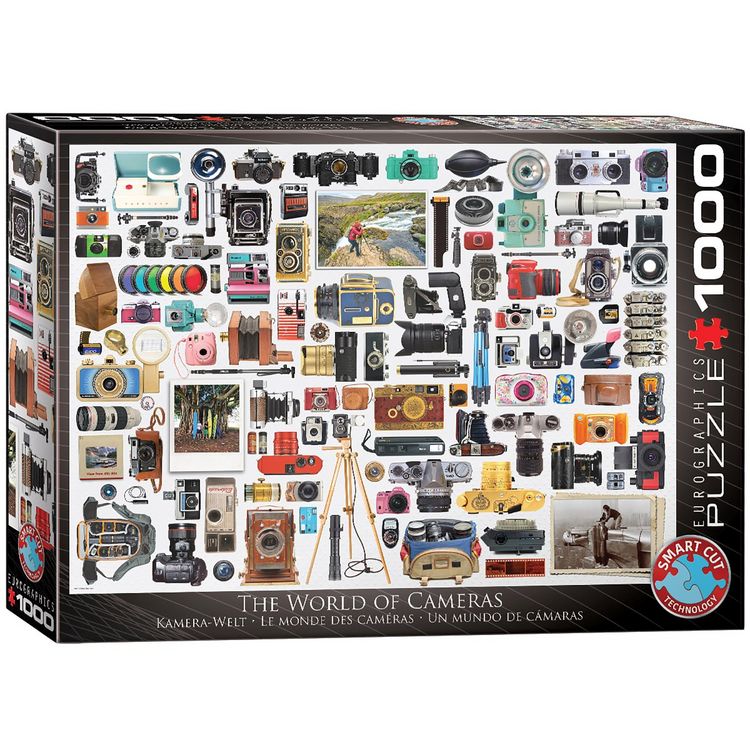 Produktbild: Puzzle 1000 Teile - World of Cameras