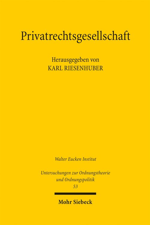 Produktbild: Privatrechtsgesellschaft