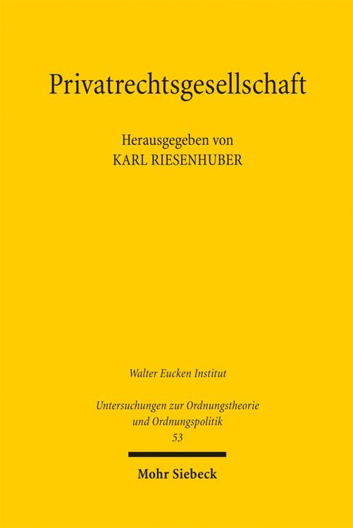 Produktbild: Privatrechtsgesellschaft