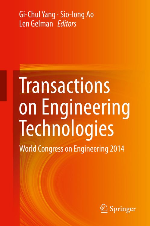 Produktbild: Transactions on Engineering Technologies