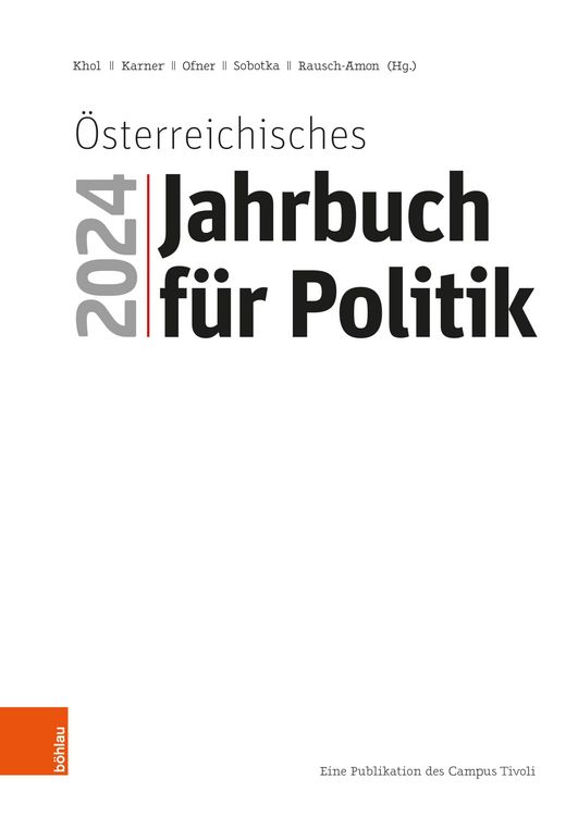 Produktbild: &Ouml;sterreichisches Jahrbuch f&uuml;r Politik 2024