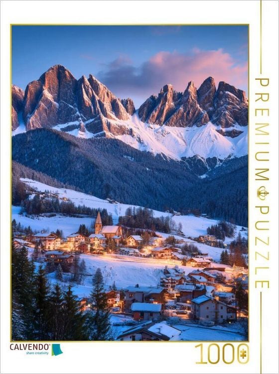 Produktbild: CALVENDO Puzzle Im Licht der Stille ruht der Zauber des Winters | 1000 Teile Lege-Gr&ouml;&szlig;e 64x48cm Foto-Puzzle f&uuml;r gl&uuml;ckliche Stunden