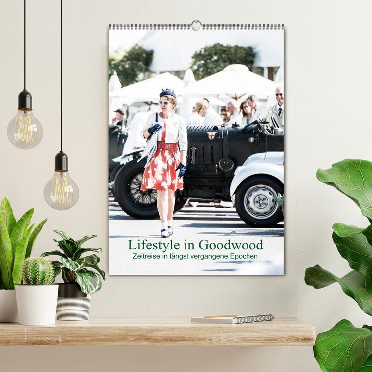 Produktbild: Lifestyle in Goodwood - Zeitreise in l&auml;ngst vergangene Epochen (Wandkalender 2026 DIN A2 hoch), CALVENDO Monatskalender
