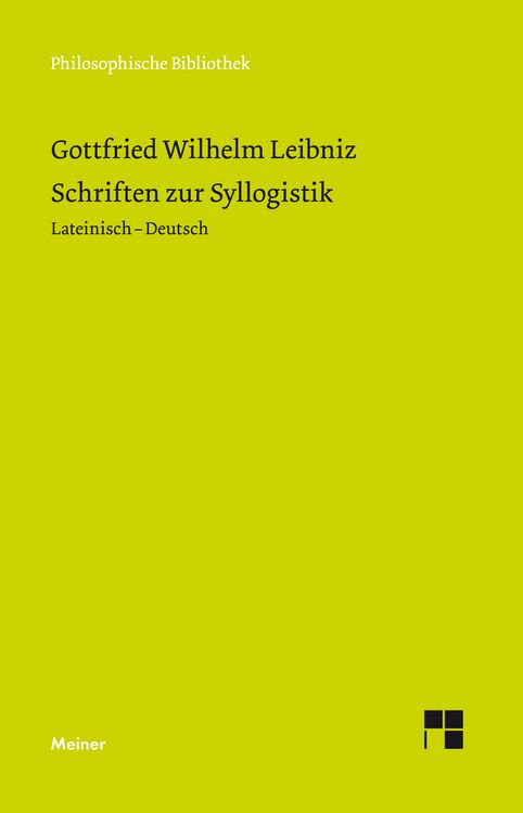 Produktbild: Schriften zur Syllogistik