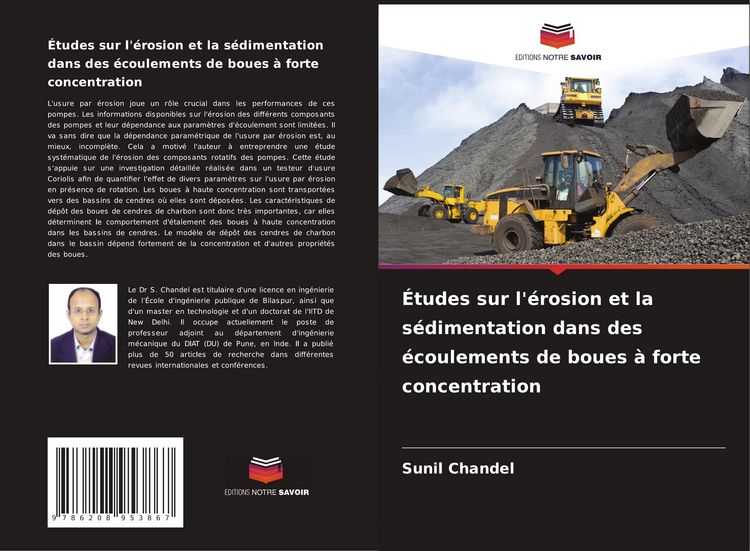 Produktbild: &Eacute;tudes sur l'&eacute;rosion et la s&eacute;dimentation dans des &eacute;coulements de boues &agrave; forte concentration