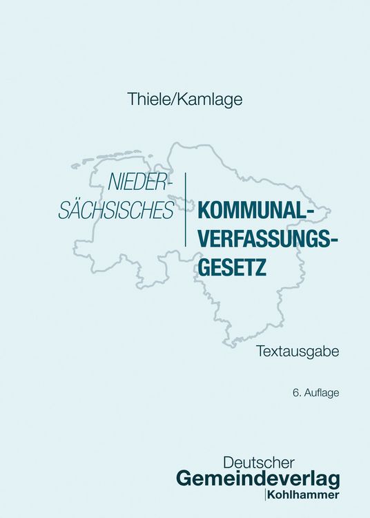 Produktbild: Nieders&auml;chsisches Kommunalverfassungsgesetz