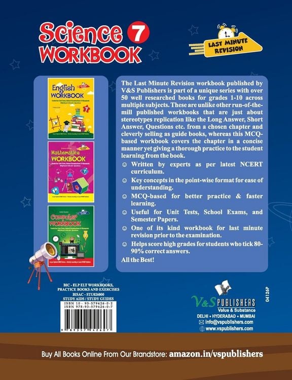 Produktbild: Science Workbook Class 7