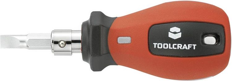 Produktbild: TOOLCRAFT Werkstatt 8 in 1 Schraubendreher mit Wendebit