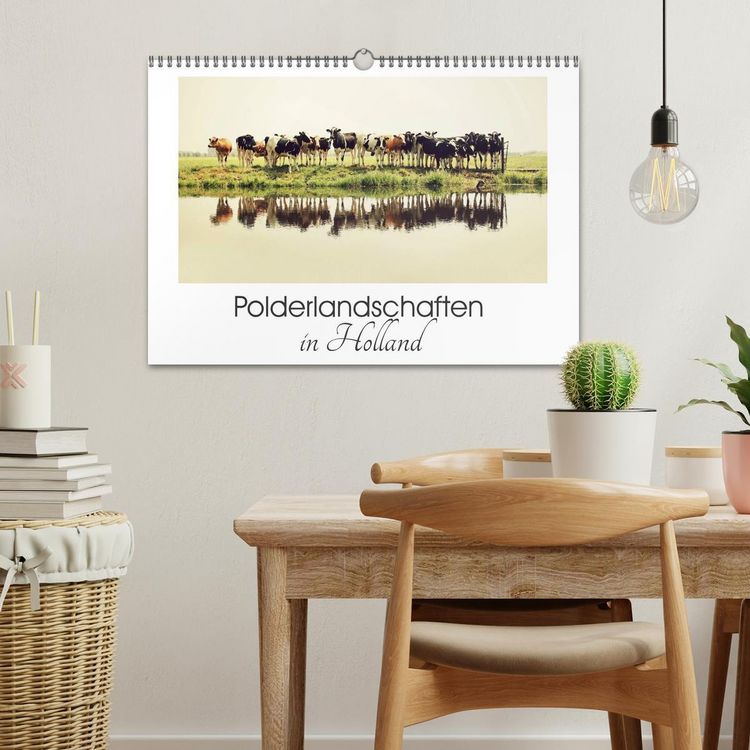 Produktbild: Polderlandschaften in Holland (Wandkalender 2026 DIN A3 quer), CALVENDO Monatskalender