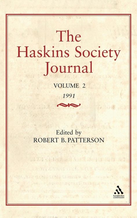 Produktbild: Haskins Society Journal Studies in Medieval History