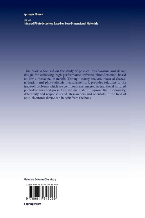 Produktbild: Infrared Photodetectors Based on Low-Dimensional Materials