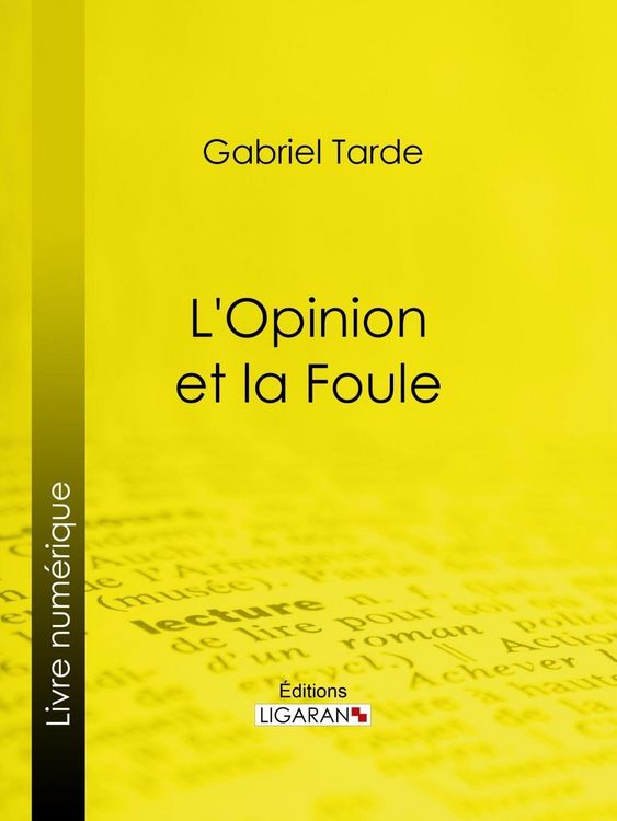 Produktbild: L'Opinion et la Foule