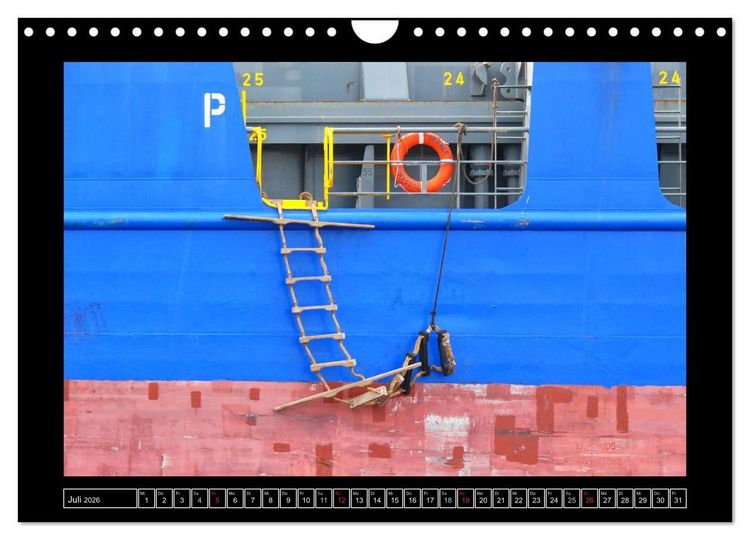 Produktbild: Rund um den Hamburger Hafen (Wandkalender 2026 DIN A4 quer), CALVENDO Monatskalender