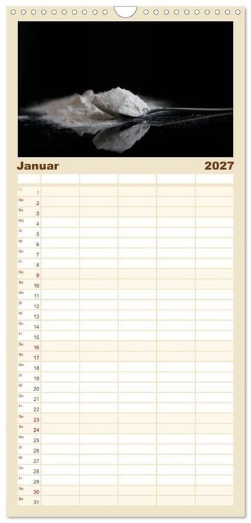 Produktbild: Familienplaner 2027 - Der K&uuml;chenkalender mit 5 Spalten (Wandkalender, 21 x 45 cm) CALVENDO