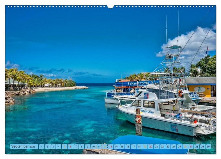 Produktbild: Cura&ccedil;ao - bunte Insel in der Karibik (hochwertiger Premium Wandkalender 2026 DIN A2 quer), Kunstdruck in Hochglanz