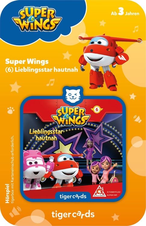 Tiger Media - Tigercards - Super Wings - Lieblingsstar hautnah
