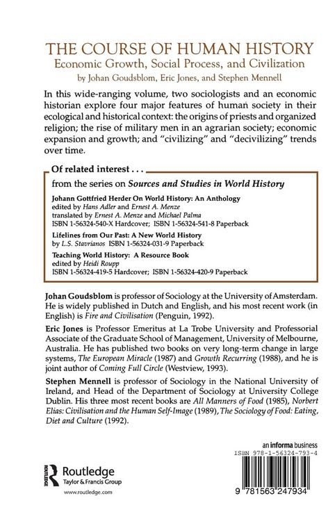 Produktbild: The Course of Human History