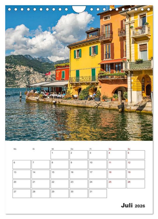 Produktbild: Malcesine am Gardasee - Impressionen (Wandkalender 2026 DIN A4 hoch), CALVENDO Monatskalender