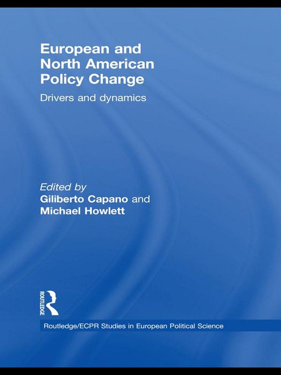 Produktbild: European and North American Policy Change
