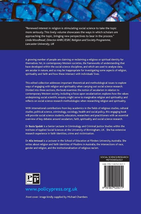 Produktbild: Religion, spirituality and the social sciences