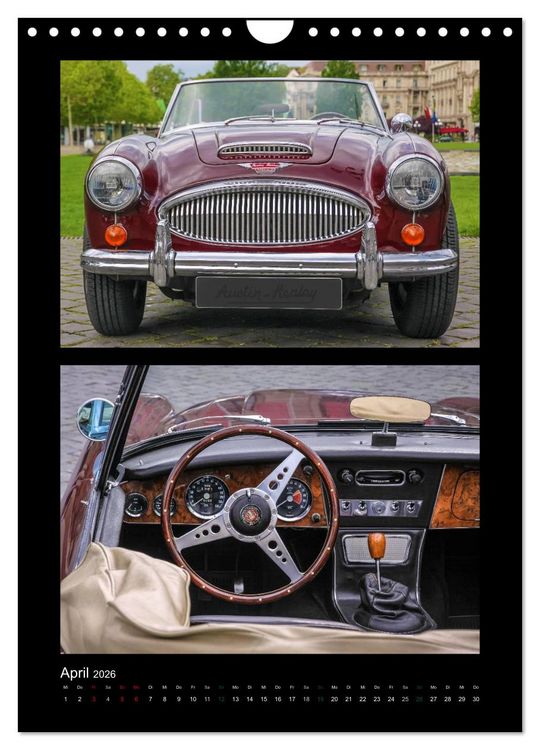 Produktbild: Klassische Oldtimer (Wandkalender 2026 DIN A4 hoch), CALVENDO Monatskalender
