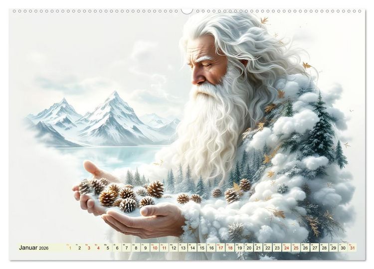 Produktbild: W&auml;chter der Natur (hochwertiger Premium Wandkalender 2026 DIN A2 quer), Kunstdruck in Hochglanz