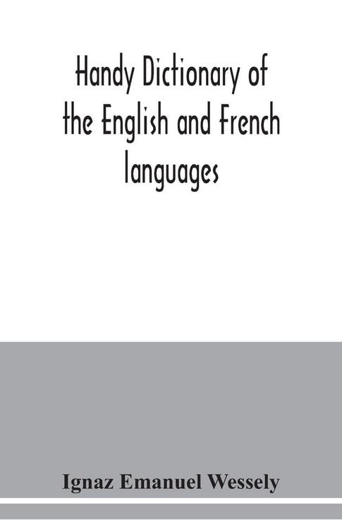 Produktbild: Handy dictionary of the English and French languages