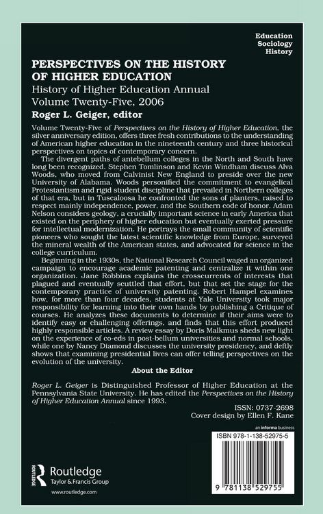 Produktbild: Perspectives on the History of Higher Education