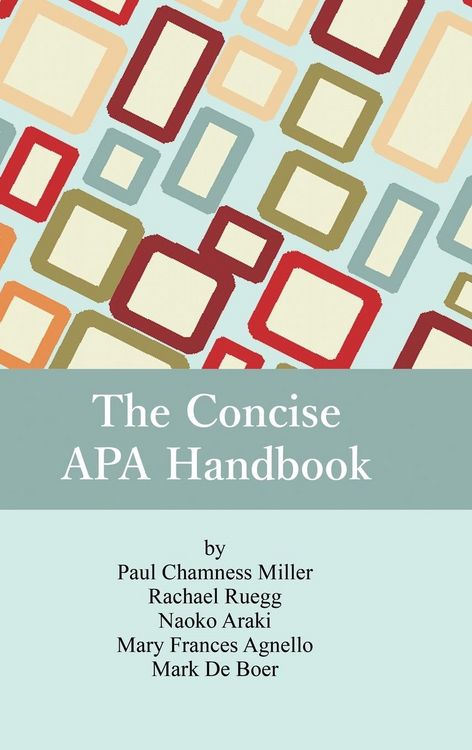 Produktbild: The Concise APA Handbook