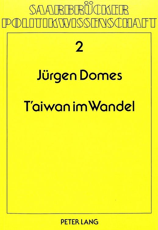 Produktbild: T'aiwan im Wandel