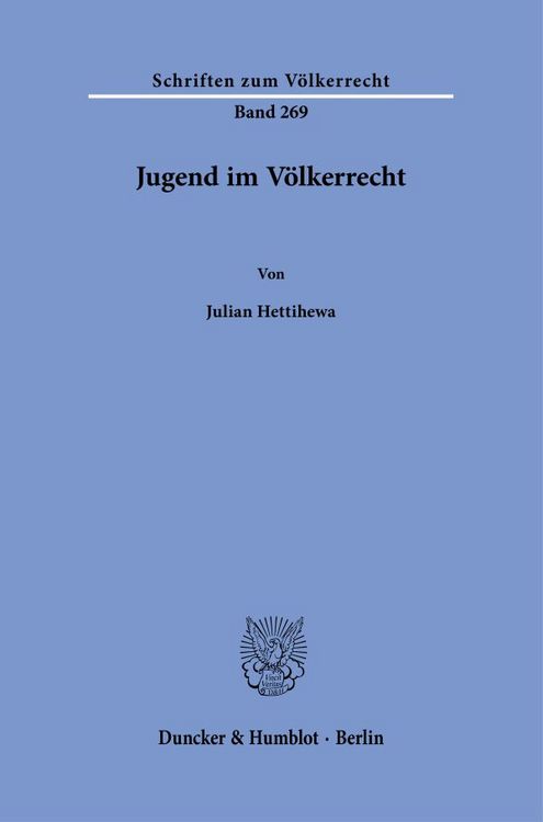 Produktbild: Jugend im V&ouml;lkerrecht