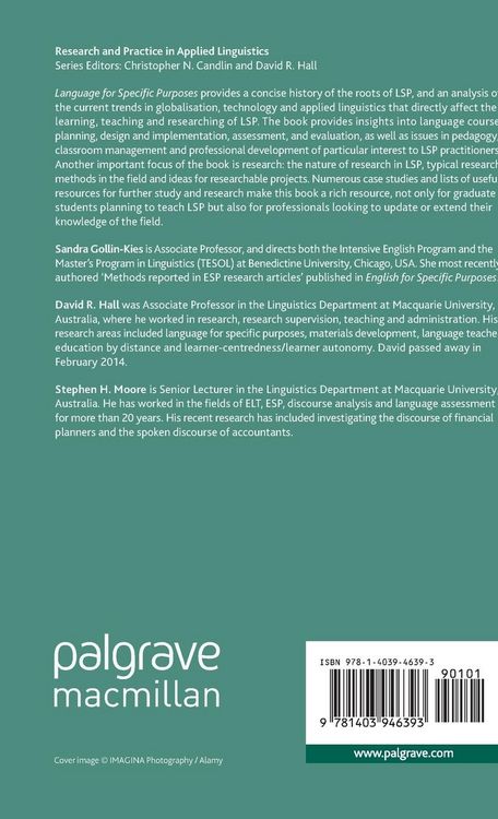 Produktbild: Language for Specific Purposes