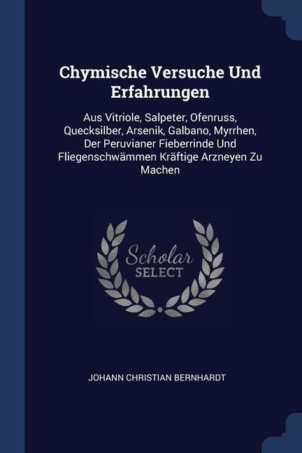 Produktbild: Chymische Versuche Und Erfahrungen