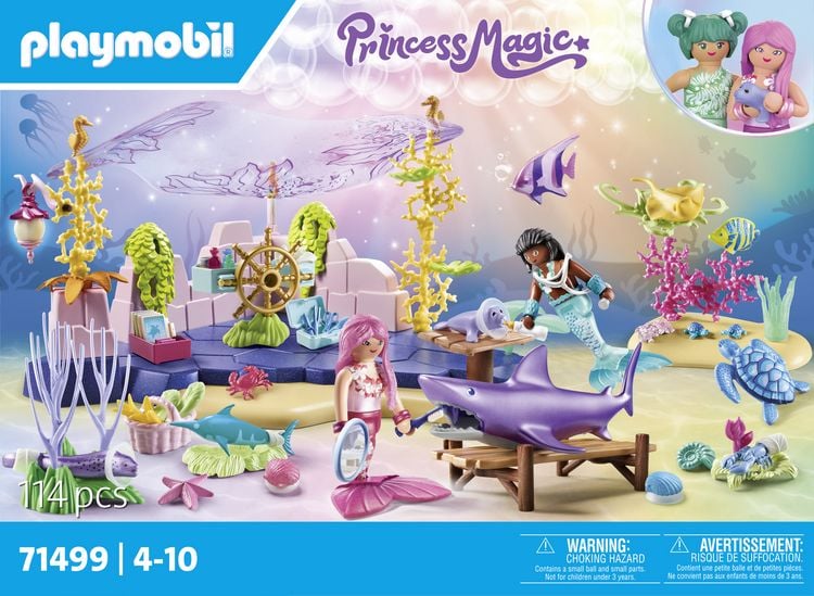 Produktbild: PLAYMOBIL 71499 Meerjungfrauen-Tierpflege