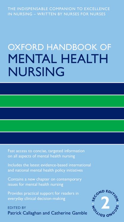 Produktbild: Oxford Handbook of Mental Health Nursing