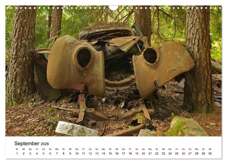 Produktbild: Rostende Legenden (Wandkalender 2026 DIN A3 quer), CALVENDO Monatskalender